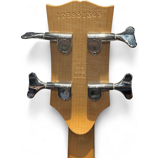 Used 2013 Gibson BAEB5 SATIN CREAM Electric Bass Guitar