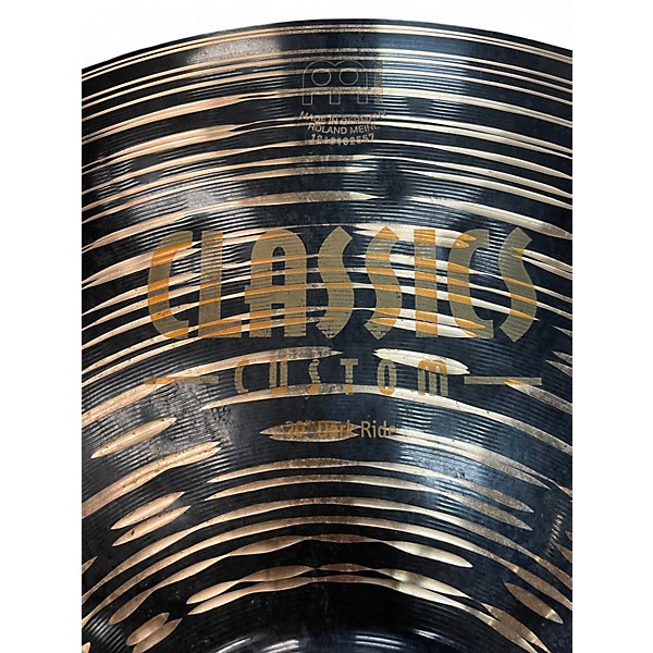 Used MEINL 20in CLASSICS CUSTOM DARK RIDE Cymbal