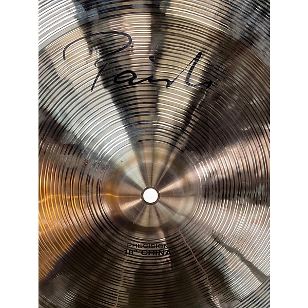 Used Paiste 18in SIGNATURE PRECISION CHINA Cymbal
