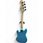 Used Squier Bronco Blue Electric Bass Guitar