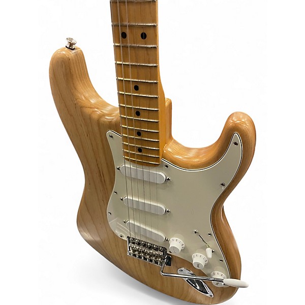 Used Fender American Performer Raw Ash Stratocaster Natural Solid Body Electric Guitar