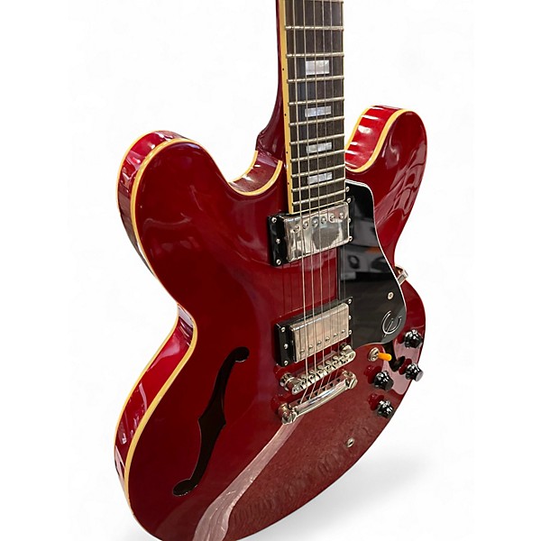 Used Epiphone ES335 Pro Cherry Hollow Body Electric Guitar
