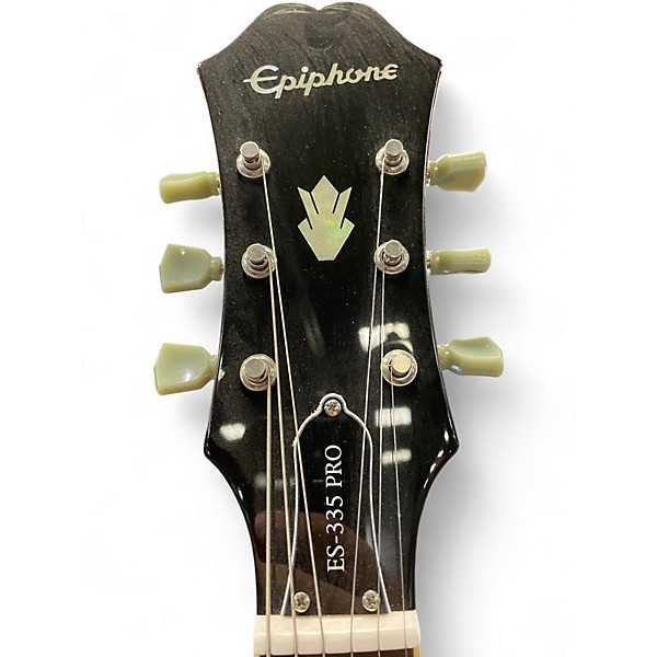 Used Epiphone ES335 Pro Cherry Hollow Body Electric Guitar