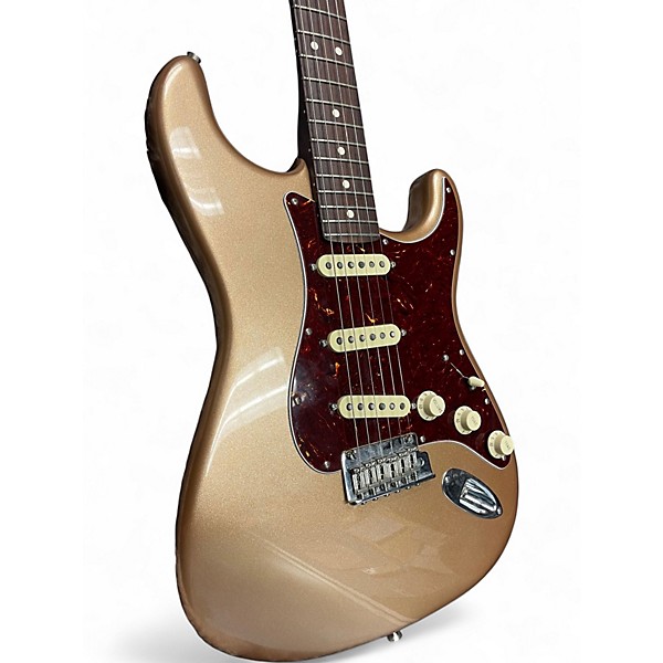 Used 2021 Fender Limited Edition American Professional II Stratocaster Firemist Gold Solid Body Electric Guitar
