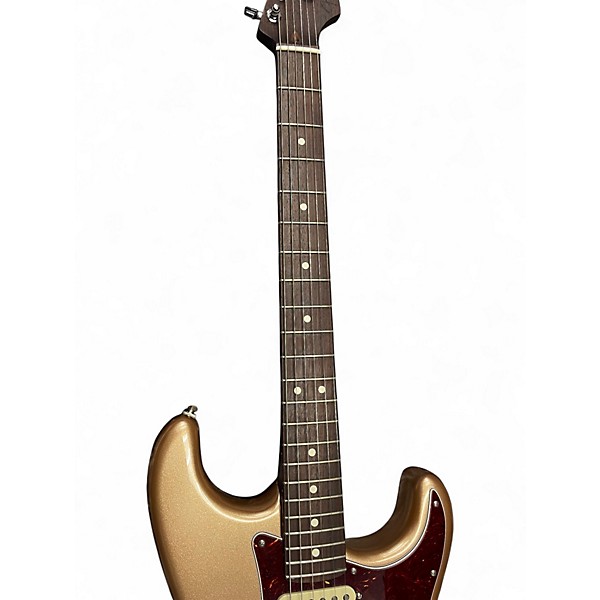 Used 2021 Fender Limited Edition American Professional II Stratocaster Firemist Gold Solid Body Electric Guitar