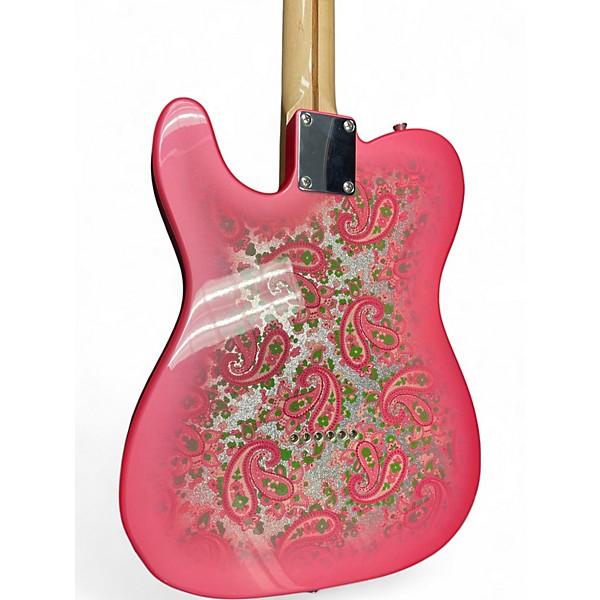 Used 2016 Fender Paisley Pink Telecaster MIJ Pink Solid Body Electric Guitar