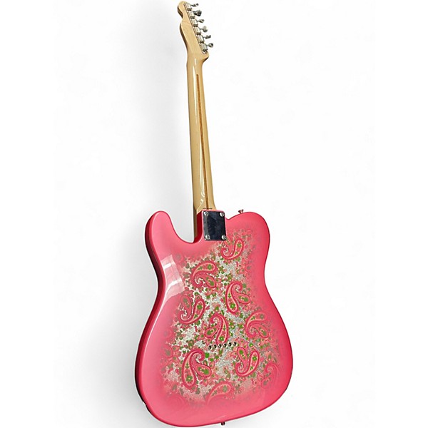 Used 2016 Fender Paisley Pink Telecaster MIJ Pink Solid Body Electric Guitar