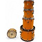 Used Yamaha 5 Piece DP SERIES Orange Drum Kit thumbnail