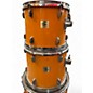 Used Yamaha 5 Piece DP SERIES Orange Drum Kit