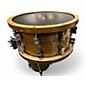 Used DW 14in Limited-Edition Dark Stain Maple and Walnut Snare With Walnu Natural Drum