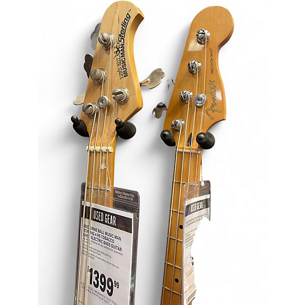 Used Ernie Ball Music Man Sterling 4 HS Tobacco Burst Electric Bass Guitar
