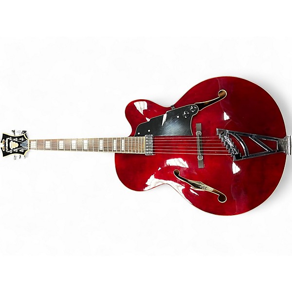 Used D'Angelico DAPEXL1TWNCT Cherry Hollow Body Electric Guitar