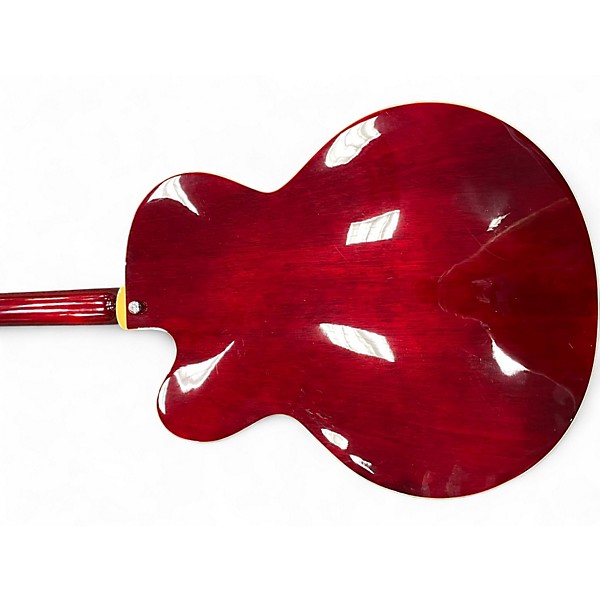 Used D'Angelico DAPEXL1TWNCT Cherry Hollow Body Electric Guitar