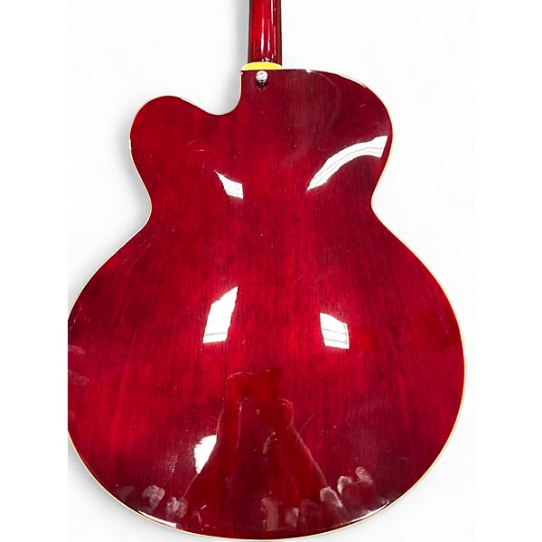 Used D'Angelico DAPEXL1TWNCT Cherry Hollow Body Electric Guitar