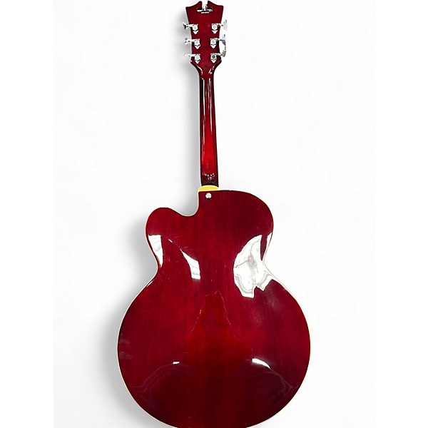 Used D'Angelico DAPEXL1TWNCT Cherry Hollow Body Electric Guitar