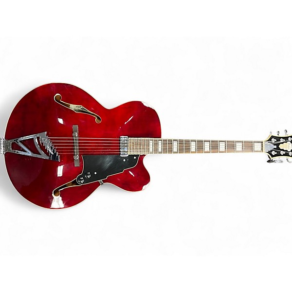 Used D'Angelico DAPEXL1TWNCT Cherry Hollow Body Electric Guitar