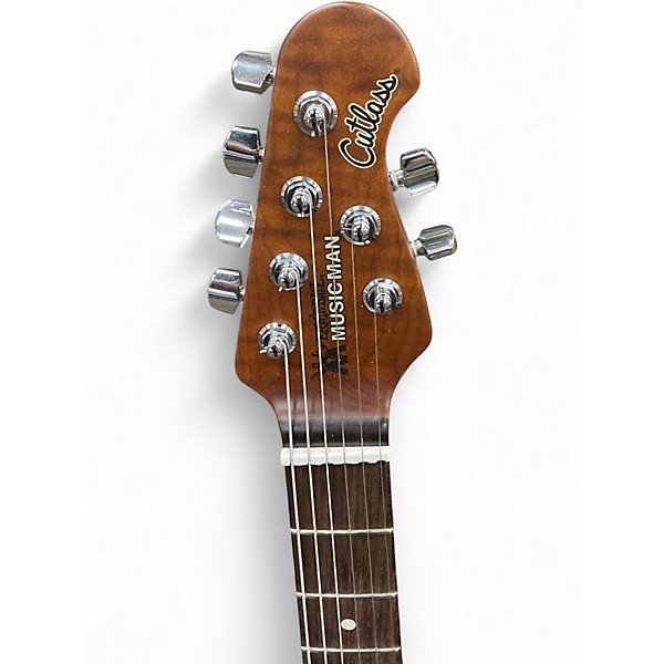 Used Ernie Ball Music Man Cutlass POWDER BLUE Solid Body Electric Guitar