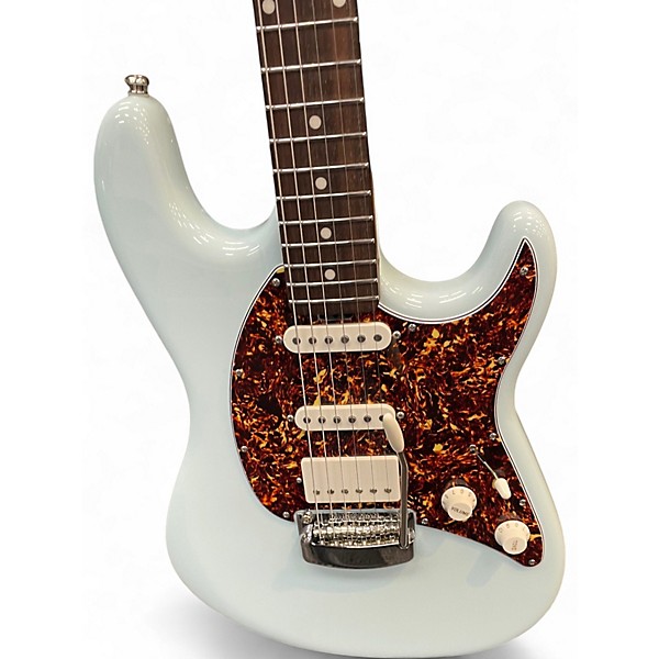 Used Ernie Ball Music Man Cutlass POWDER BLUE Solid Body Electric Guitar