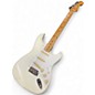 Used Squier STRATOCASTER White Solid Body Electric Guitar