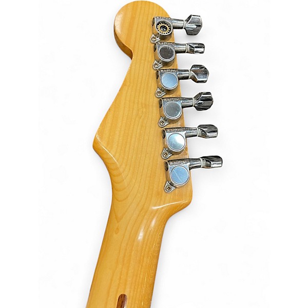 Used Squier STRATOCASTER White Solid Body Electric Guitar