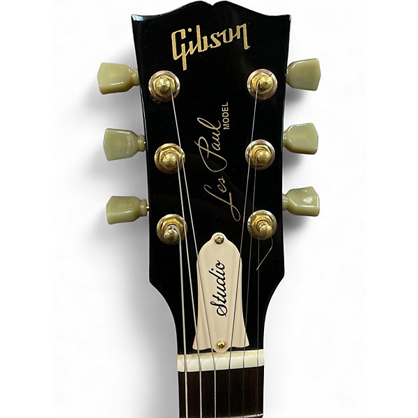 Used Gibson Les Paul Studio Premium Plus Antique Natural Solid Body Electric Guitar