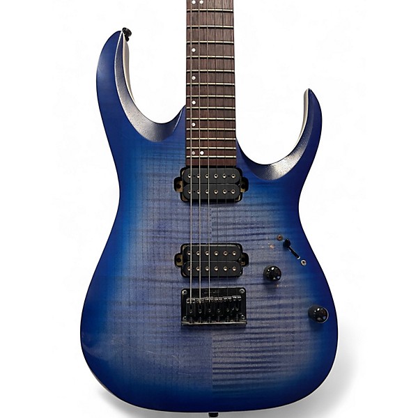 Used Ibanez RGA42FM blue lagoon Solid Body Electric Guitar