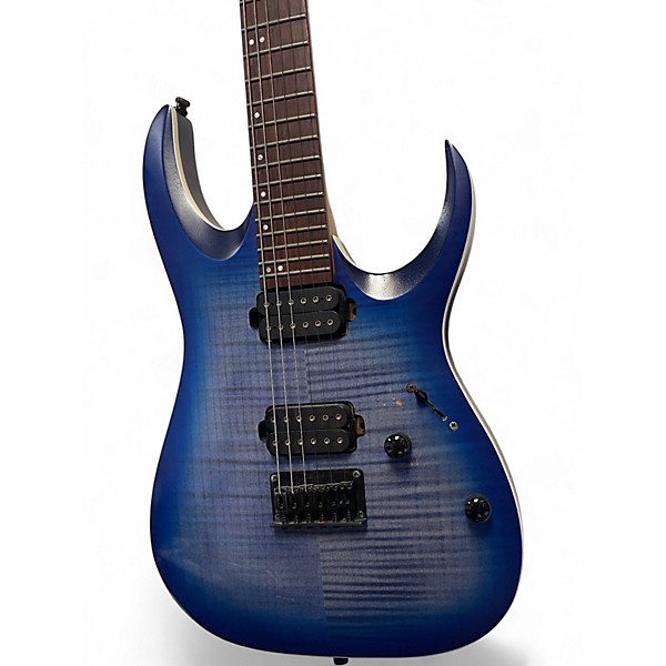 Used Ibanez RGA42FM blue lagoon Solid Body Electric Guitar