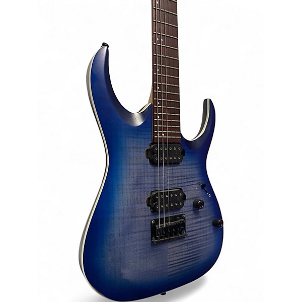 Used Ibanez RGA42FM blue lagoon Solid Body Electric Guitar