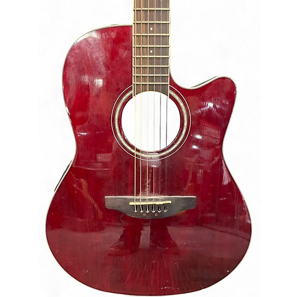 Used Ovation Celebrity CS24-RR RED Acoustic Guitar