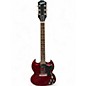 Used Epiphone SG Special P90s Burgundy Solid Body Electric Guitar thumbnail
