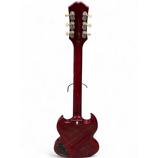 Used Epiphone SG Special P90s Burgundy Solid Body Electric Guitar