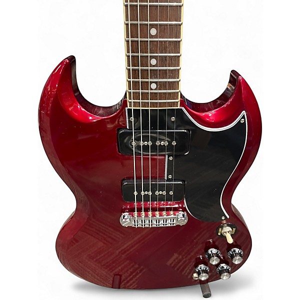 Used Epiphone SG Special P90s Burgundy Solid Body Electric Guitar