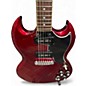 Used Epiphone SG Special P90s Burgundy Solid Body Electric Guitar