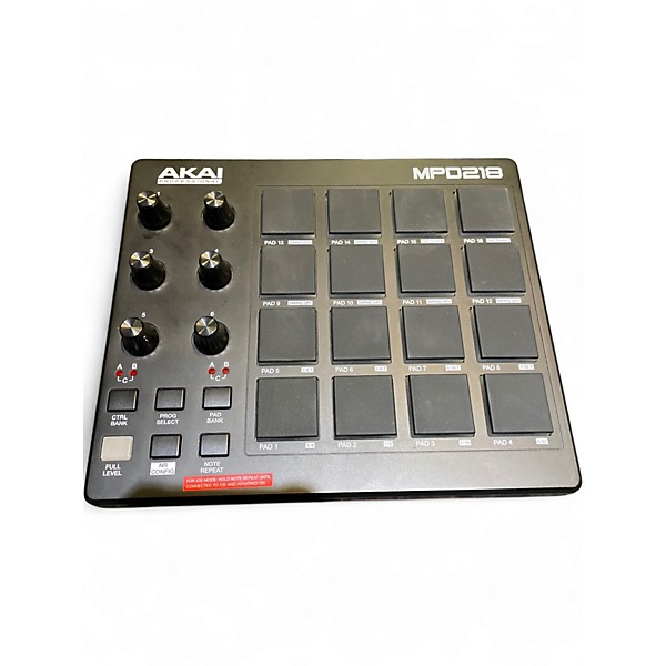 Used Akai Professional MPD218 MIDI Controller