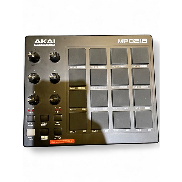 Used Akai Professional MPD218 MIDI Controller