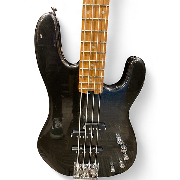 Used Charvel PM SD PJ IV  Metallic Black Electric Bass Guitar