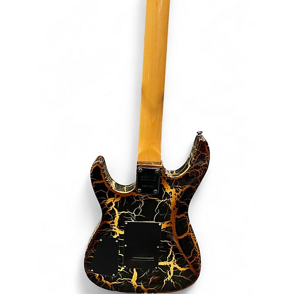 Used Aria Pro Ii XR SERIES YELLOW CRACKLE Solid Body Electric Guitar