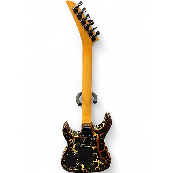 Used Aria Pro Ii XR SERIES YELLOW CRACKLE Solid Body Electric Guitar