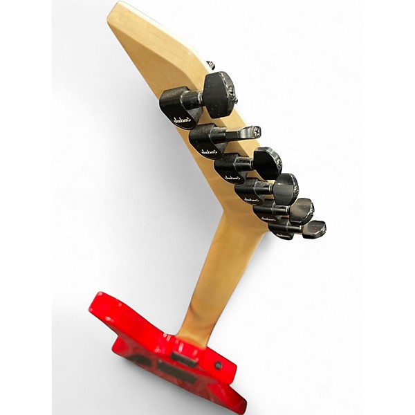 Used Jackson JS32T Kelly Chrome Red Solid Body Electric Guitar