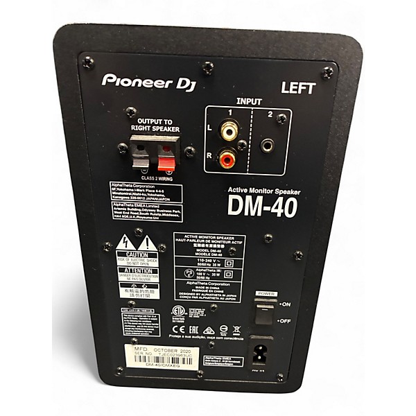 Used Pioneer DJ DM-40 Powered Monitor