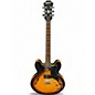 Used Epiphone Dot 2 Color Sunburst Hollow Body Electric Guitar thumbnail