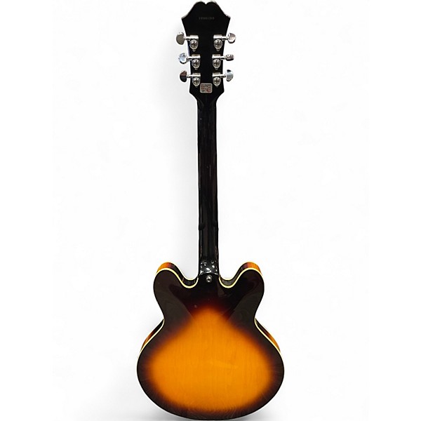 Used Epiphone Dot 2 Color Sunburst Hollow Body Electric Guitar