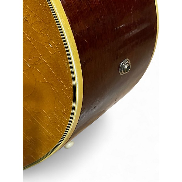 Vintage 1969 Gibson Hummingbird Antique Natural Acoustic Electric Guitar