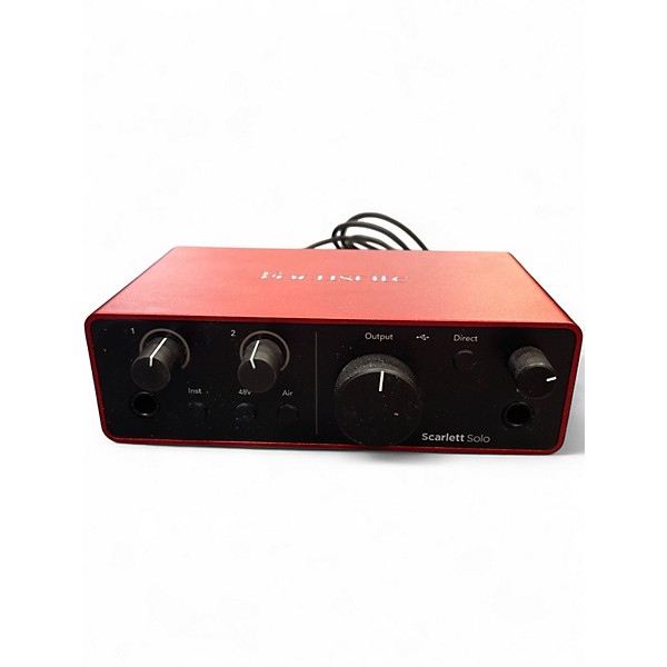 Used Focusrite Scarlett Solo Gen 4 Audio Interface