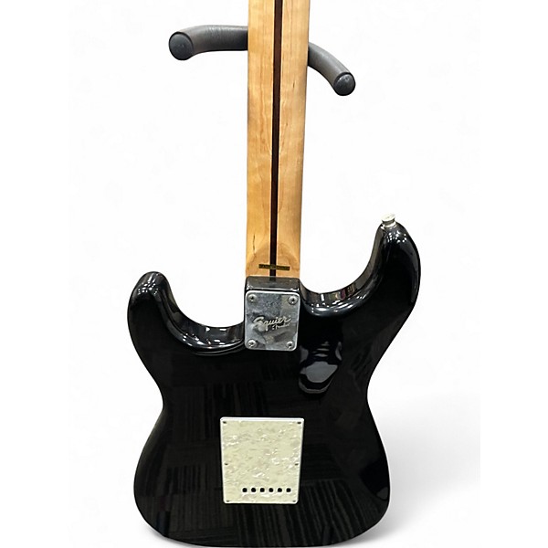 Used Squier Standard Stratocaster Black Solid Body Electric Guitar