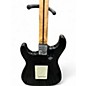 Used Squier Standard Stratocaster Black Solid Body Electric Guitar