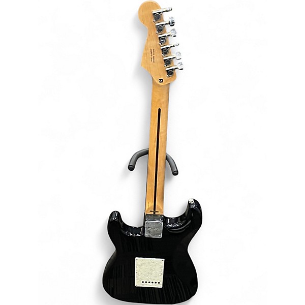 Used Squier Standard Stratocaster Black Solid Body Electric Guitar