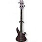 Used Schecter Guitar Research STILETTO STUDIO 4 Trans Purple Burst Electric Bass Guitar thumbnail