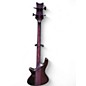 Used Schecter Guitar Research STILETTO STUDIO 4 Trans Purple Burst Electric Bass Guitar