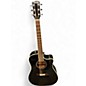 Used Fender CD140SCE Black Acoustic Electric Guitar